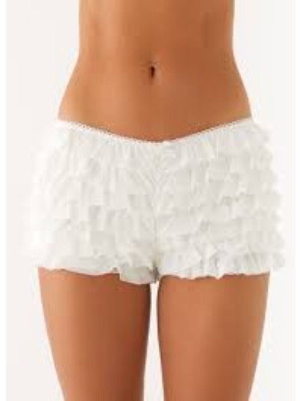 Kimchi Blue Tiered Tulle Lace Bloomer Shorts XL Coquette Boho - Picture 10 of 15